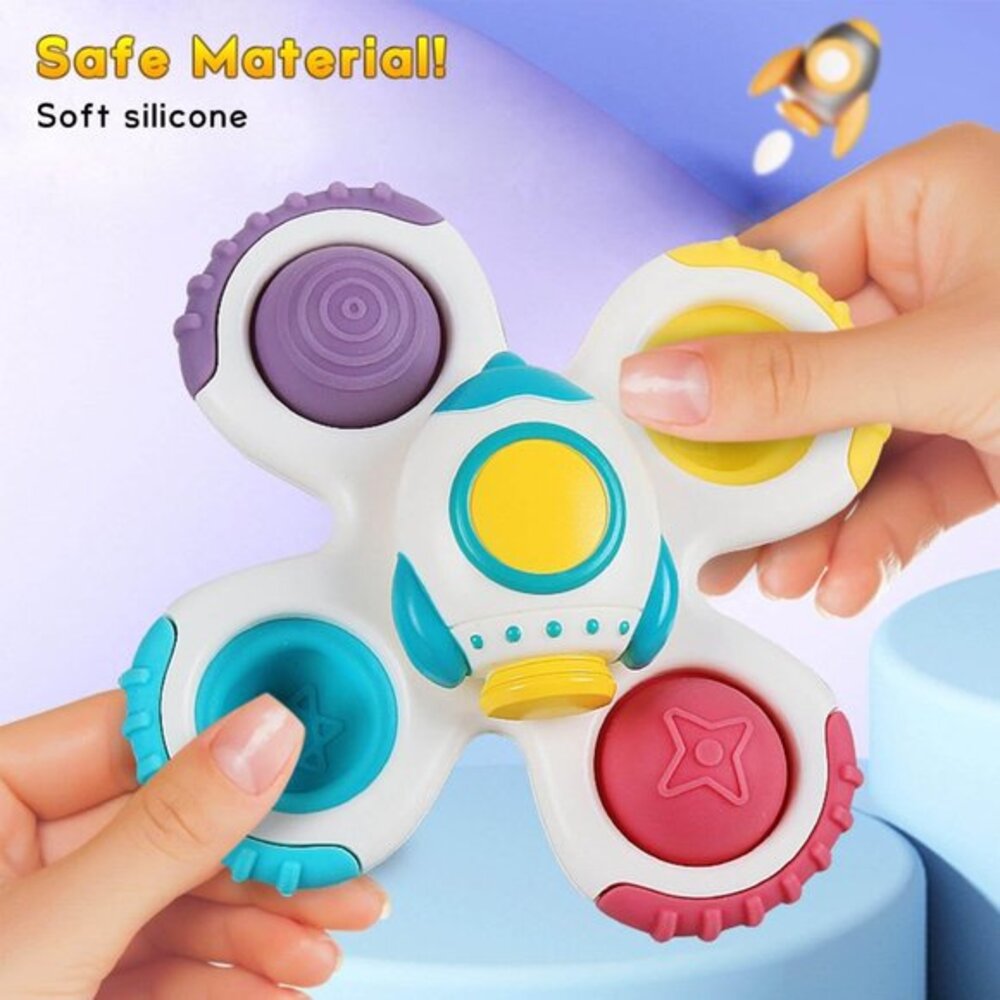 Cup Spinner Toys for Baby 1 2 Year Old Boys and Girls Bath Toys Pop Sensory